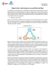 Supervisión: camino para una auditoría exitosa 