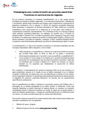 Metodologías para la determinación de perjuicios económico-  financieros en controversias de negocios 