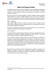 Gestión del Riesgo Modelo