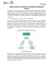 Gobierno Corporativo: El Directorio en las Empresas Prestadoras de Servicios